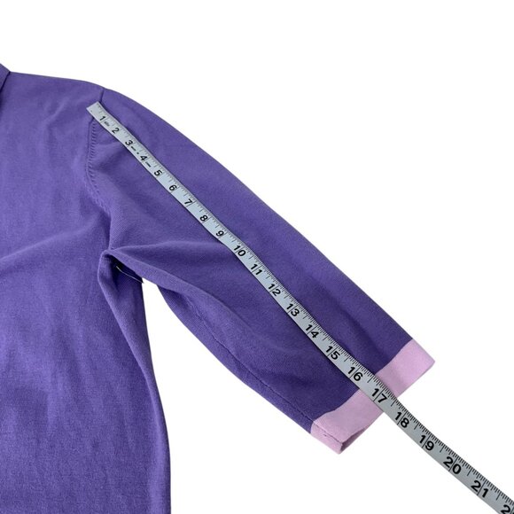 Designers Originals Women Purple Open Front Cardigan Size XL Soft/Strech Fabric - Picture 7 of 11